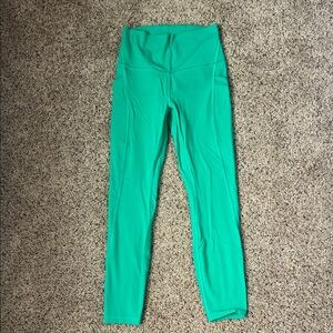 Lululemon Athletica Bright Green Leggings Size 6